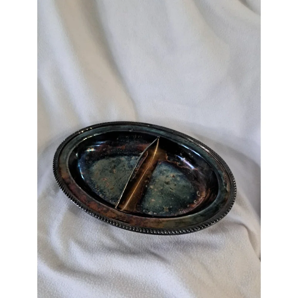 Poole Silver E.P.C. 1021 Georgian Silver plated Platter‎